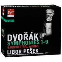 Libor Pesek Dvorak Symphonies 1-9 & Orchestral Works (8 CD) артикул 7043d.